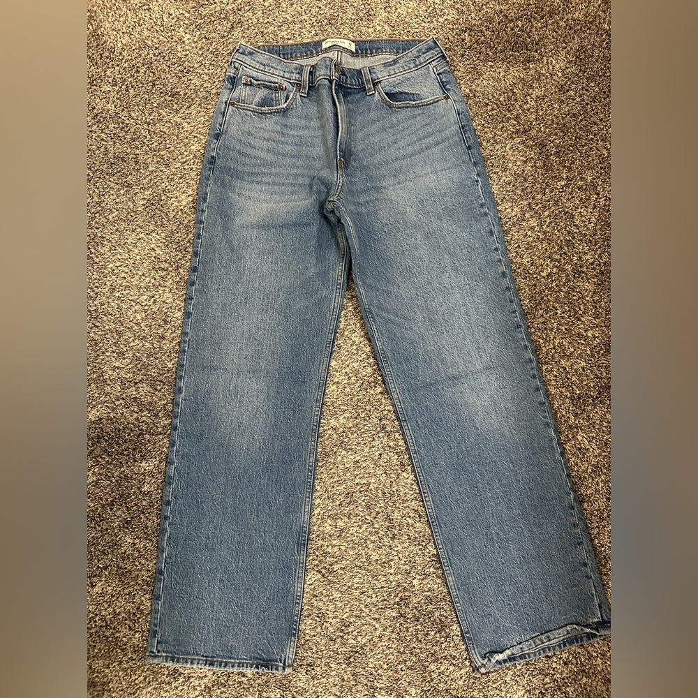 Abercrombie & Fitch baggy low rise jeans